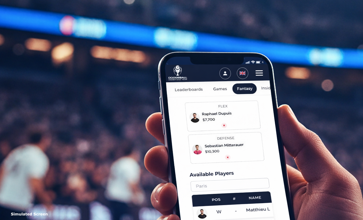 Fantasy Dodgeball Launch - Build your dream team on the Dodgeball Champions Tour